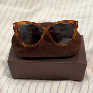 Tom Ford Tortoiseshell Cat Eye Sunglasses